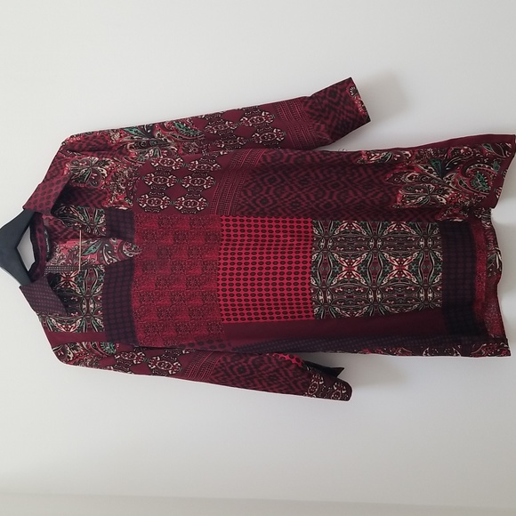 nwt Zara Long Sleeve Pullover Dress - Picture 1 of 9